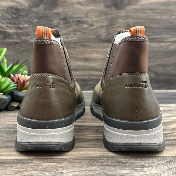 NIB Earth Elements 10M Skill Snow Winter Chukka Lug Sole Boots Suede Taupe - Picture 7 of 11